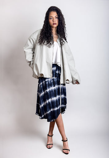 LE:PPL Zip-Up Front Balloon Jacket