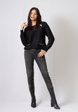 CODEMH-Karina Chain Embellished Sweater