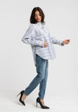 CODEMH Junelle Crinkle Stripe Shirt