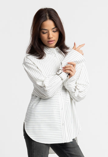 CODEMH Junelle Pinstripe Shirt