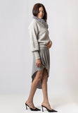 CODEMH Detachable Fur Collar Sweater