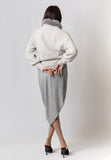 CODEMH Detachable Fur Collar Sweater