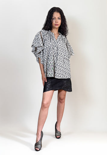 CODEMH Ray Geo Pattern Top