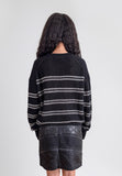 CODEMH Striped Cardigan