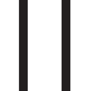 One Size / White Pinstripe